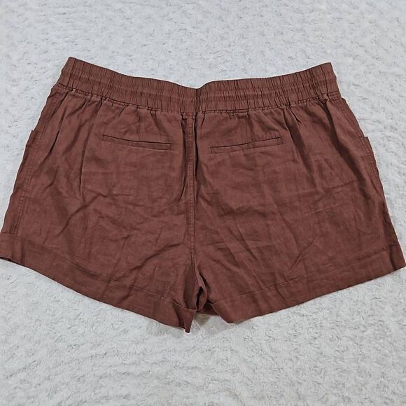 Athleta Cabo Linen 4" Short Hearth Rose Size 26 NWOT Lounge Summer Beach - Picture 5 of 6